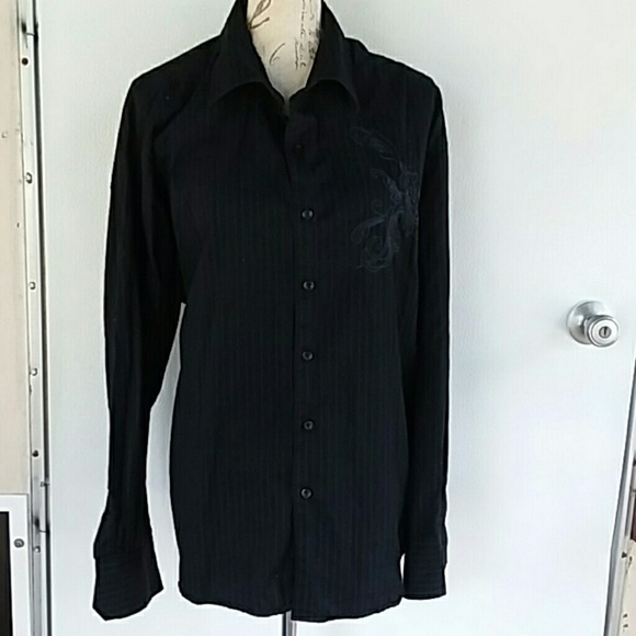 Bruno Shirts Bruno New York 2x Black Purple Poshmark